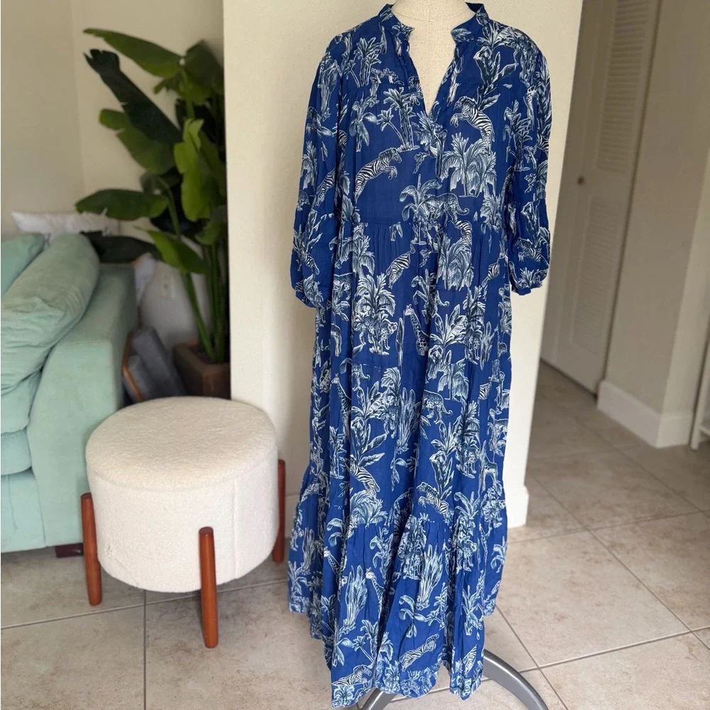 RARE Mary Marshmallow blue safari dress - Picture 1 of 10